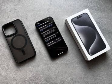 айфон x бишкек: IPhone 15 Pro, Колдонулган, 128 ГБ, 96 %