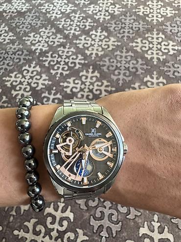 бу барсетки: Мужские наручные часы Daniel Klein Skeleton - Механизм — 2