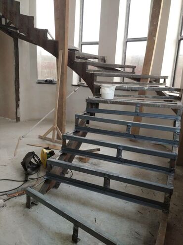 Обшивка лестниц: Ассалуму алайкум тугандар Метал карказ бетон лестница метал перилла — 32