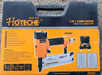 купить перфоратор недорого: Продаю пневматический пистолет 2в1 для гвоздей и скоб. Отдам за 4000