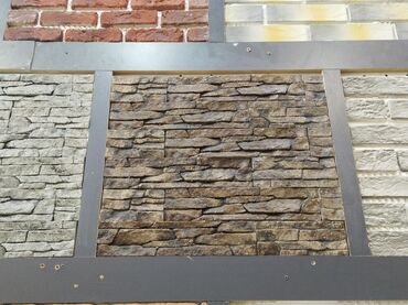 kafeli: Dekorativ divar panelləri – daş və kərpic teksturalı kolleksiya -