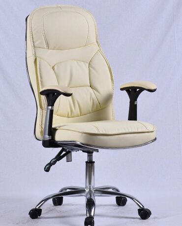 Ofis və oyun kresloları: Yeni, Təkərli, Qolları tənzimlənmir, Dəri — 5