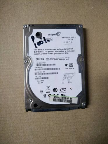 ноутбук hp бу: Маалымат алып жүрүүчү, Колдонулган, Seagate, HDD, 128 ГБ, 2.5", Ноутбук үчүн