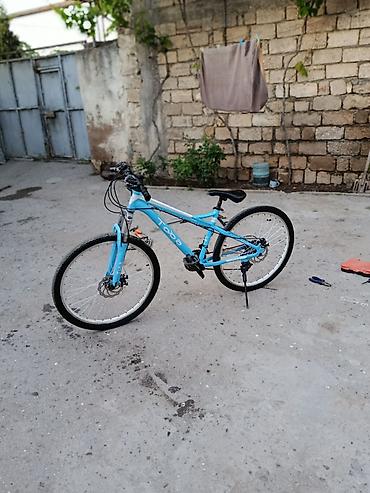 İdman velosipedləri: Torda brendi şəhər/dağ tipli velosiped - Rəng: açıq mavi - Çərçivə — 2
