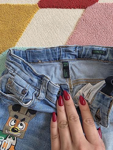 Cinslər və şalvarlar: Uşaq cins şalvarı – Benetton Jeans, 2Y (2 yaş) - Açıq mavi, yüngül — 3