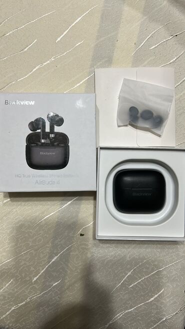 Qulaqcıqlar: İşlənmiş Simsiz (Bluetooth) Qulaqcıqlar, rəng - Qara