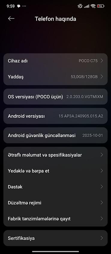 poko c75: Poco C75, 128 GB — 1
