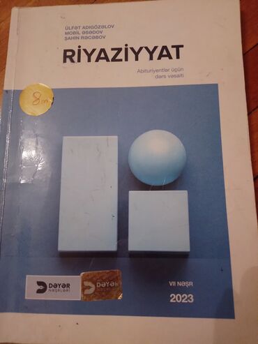 Riyaziyyat: Riyaziyat qayda kitabı yenidir islenmeyib 8 m satəlır