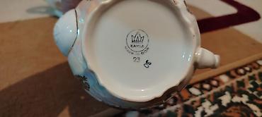 samovar cay: Çay dəsti, rəng - Bej, Farfor, Almaniya — 3