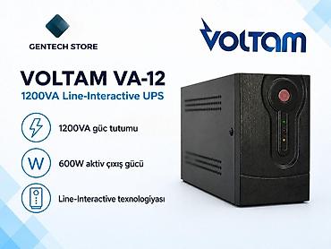Voltam 1200VA UPS 1200VA Line Interactive UPS Voltam ☑️Yenidir