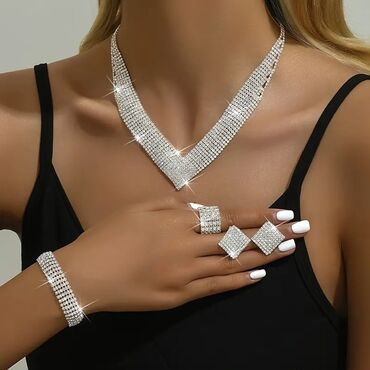 tiffany nakit prodaja: Set: Earrings, Bracelet, Necklace, Material: Cubic zirconia