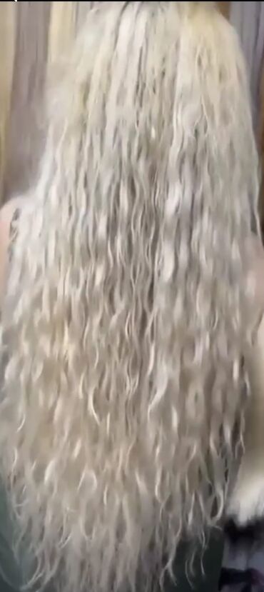 Təbii saçlar, pariklər: Sac satilir. tebii. uzunluq 70 sm wekildeki kimidi. qivirciq — 2