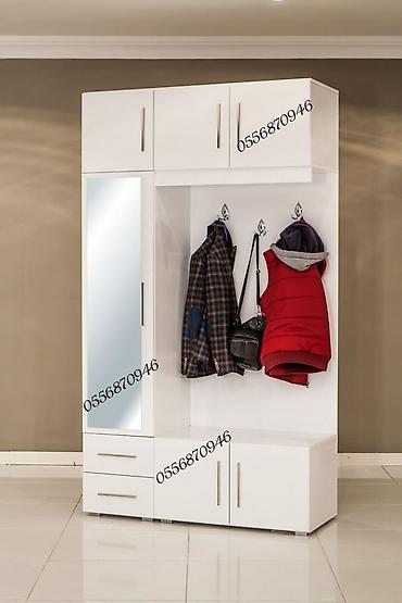 Ayaqqabı dolabları: Yeni, 2 qapılı, Qəhvəyi, Digər material Ayaqqabı dolabı — 6