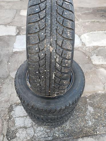 r17 225: Колеса в сборе 195 / 65 / R 15, Зимняя шипованная, Б/у, Комплект, Легковые, Железные, отверстий - 4 — 2