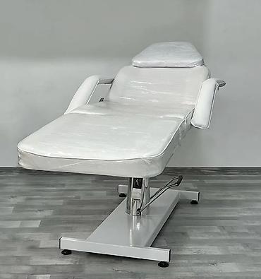 qədimi kreslo: Tibbi yataq 360 dərəcə fırlanır Ağ rəngdə, çoxfunksiyalı tibbi — 4