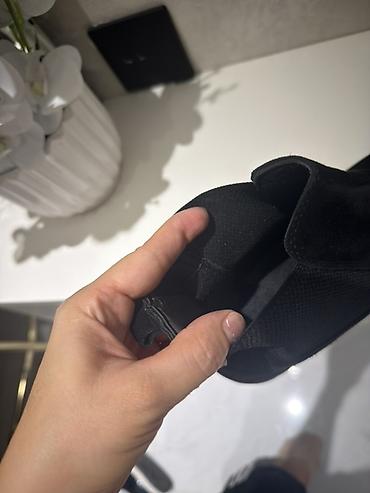 just cavalli saat: Qara süet kişi Çelsi çəkməsi - Material: Yumşaq süet üst hissə — 3
