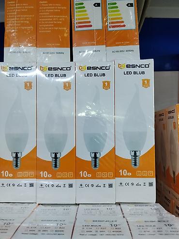 Лампочки: LED-лампа ESNCO “LED BLUB” 10 W - Тип: светодиодная лампа в форме — 1