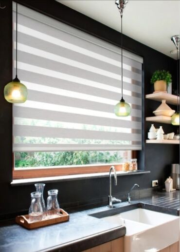Jalüzlər: Zebra jalüz və içdən quraşdırılan horizontal jalüzlər Məhsul təsviri — 11