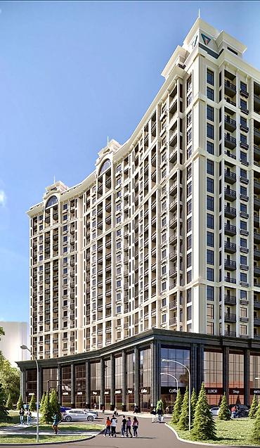 105 с: 2 комнаты, 83 м², Асанбай мкр Элитка, 7 этаж, ПСО (под самоотделку) — 3