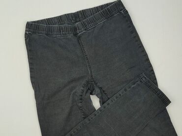 srebrne legginsy: Jeansy damskie, rozmiar M