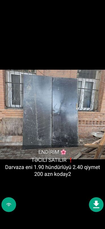 Həyət darvazaları: Darvazalar qapilar şekillerde qiymətler məlumatlar unvan qeyd olunub — 7