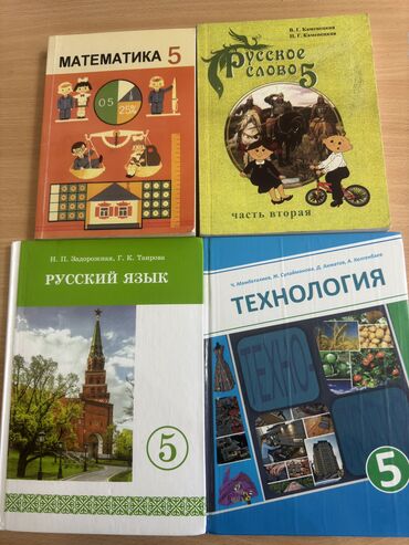 обучение русскому языку: Книги для 5 классов с кыргызским обучением. Состояние отличное 👍