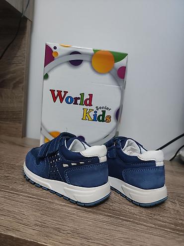 Детская обувь: Кожаные кроссовки для мальчика турецкой фирмы World kids Очень — 4