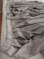 Pərdə və tüllər: İşlənmiş, Vilyur Pərdə, rəng - Boz, Ünvandan götürmə — 9