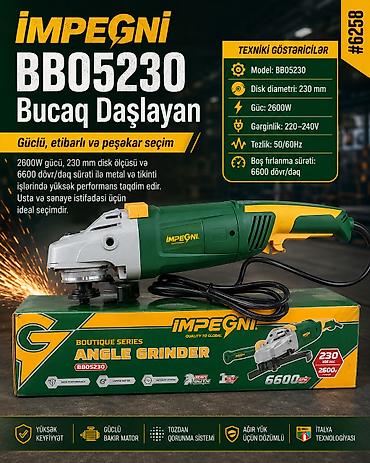Elektrik əl alətləri: №: 2958 Məhsulun adı: Cilalama maşını BB05230 Brend: No Brand — 1