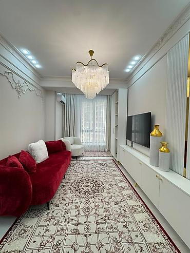 ничего: 3 комнаты, 87 м², Асанбай мкр Элитка, 6 этаж, Дизайнерский ремонт — 1
