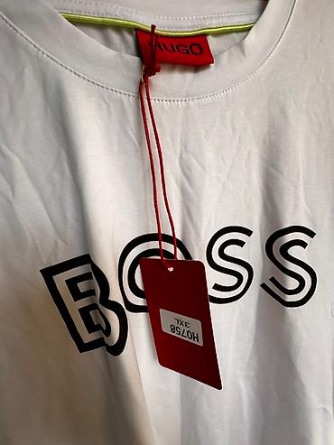 Футболки: Мужская футболка, M, Boss, Новый, цвет - Белый — 6