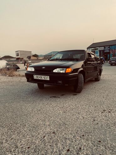 рено 19 запчасти б у: LADA 2115 Samara, qara rəngli sedan. Texniki və dizayn