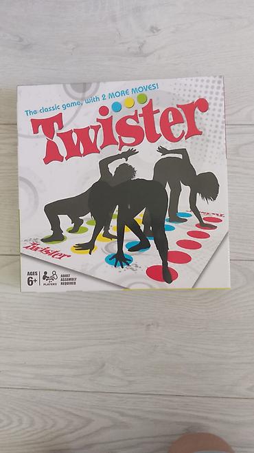 uçan spinner: Twister – klassik ailə və dost oyunu Xüsusiyyətlər: - İngiliscə qutu — 1