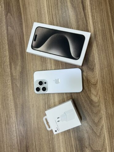 iphone 13 pro ağ: IPhone 15 Pro, 128 ГБ, White Titanium, Гарантия, Кредит, Отпечаток пальца