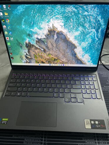 notebook бишкек: Ноутбук, Lenovo, 16 ГБ ОЭТ, Intel Core i7, 16 ", Колдонулган, Оюндар үчүн, эс тутум SSD