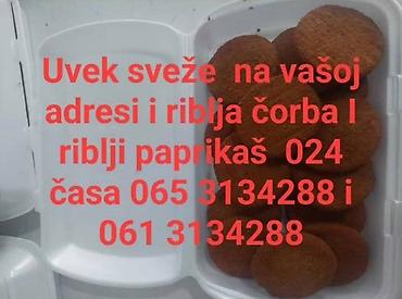 Meso, riba, živinsko meso: Prodaja pržene ribe, riblje čorbe i riblji paprikaš — 16