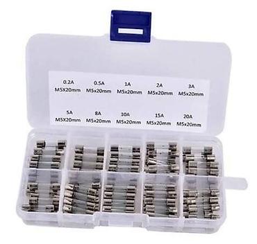 Qoruyucu Dəst (Şüşə Sığorta) 5x20mm – 100 ədəd, 10 çeşid Texniki