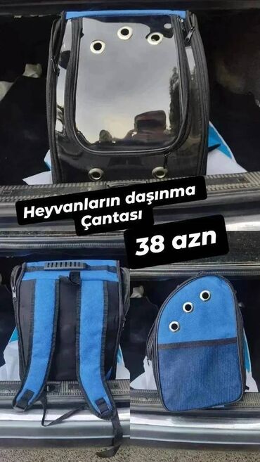 İtlər: Heyvanların üçün daşınma çantası satılır, bir yerdən başqa yerə