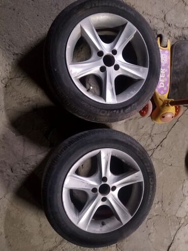 Диски: Литые Диски R 15 Volkswagen, Пара, отверстий - 4, Б/у