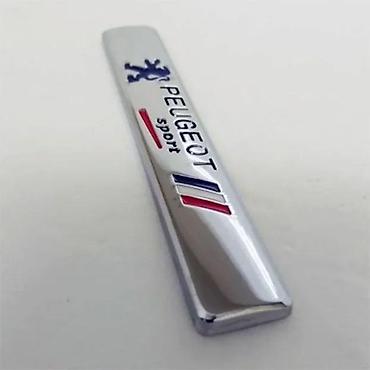 car odzaci: Pezo sport metalni znak. Samolepljiv metalni znak Peugeot Sport. ✨ — 3