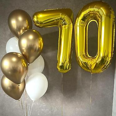 Воздушные шары и принадлежности: Наборы воздушных шаров с цифрами и декоративными связками - Большие at lalafo.kg — 7 Воздушные шары и принадлежности: Наборы воздушных шаров с цифрами и декоративными связками - Большие — 7