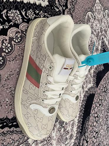 Кроссовки и спортивная обувь: Мужские кроссовки, 41, 41.5, 42, Gucci, Новый, цвет - Бежевый — 3