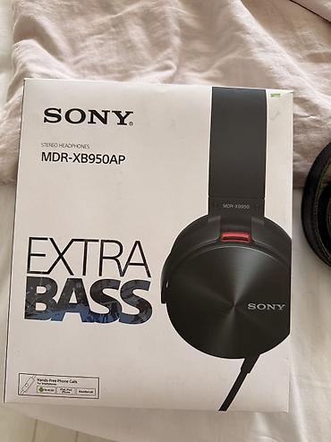 black: Наушники Sony MDR-XB950AP (серия Extra Bass) - Тип: проводные — 1