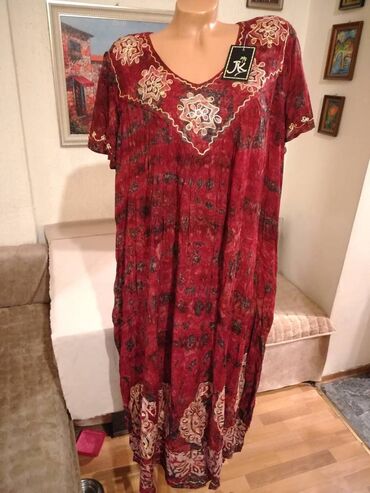 rolka od tila: Nova zenska indijska haljina za punije dame Nini. Indijska. Odlicna