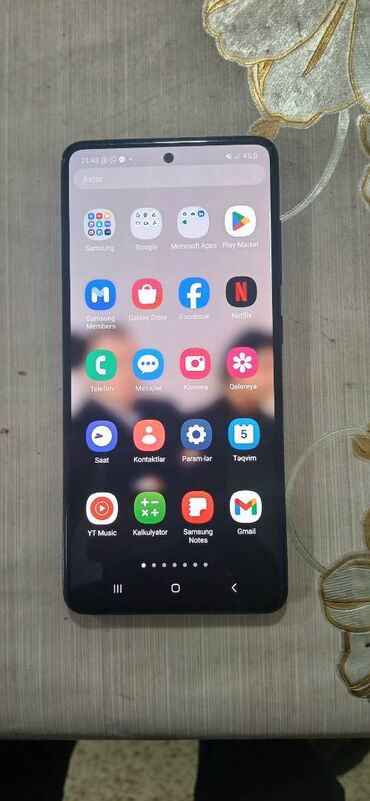 samsung a51 optimal: Samsung Galaxy A51, 64 GB, rəng - Qara, Barmaq izi, Face ID