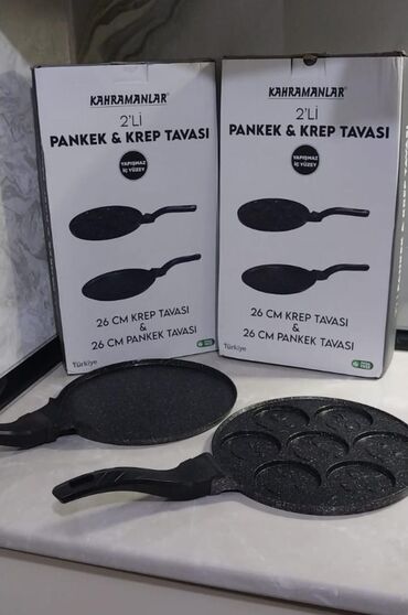 смесители в баку: Сковородка, цвет - Черный, Гранит, 26 см, Турция at lalafo.az смесители в баку: Сковородка, цвет - Черный, Гранит, 26 см, Турция