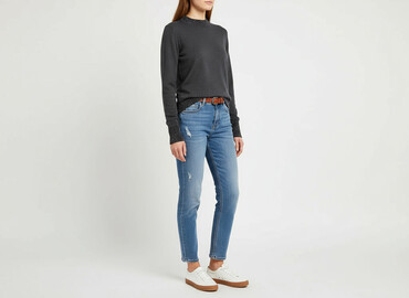 bluzka z otworem na kciuk: Women`s sweater, size S