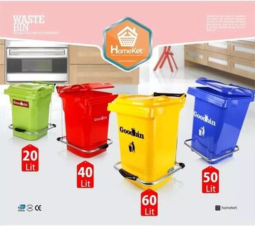 Tullantı qabları: Zibil vedre goodbin tekerli qapaqli zibil qabi goodbin tekerli qapaqli — 7