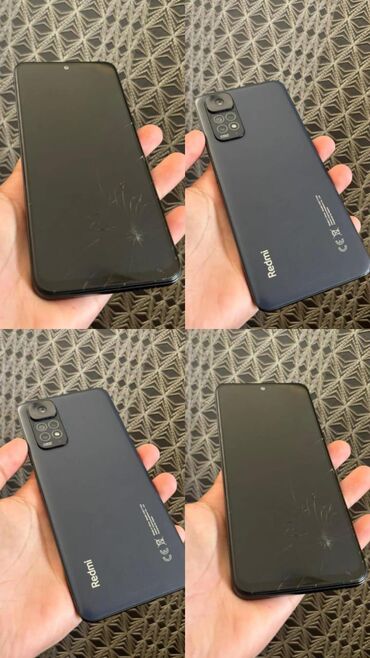 paltar tiken masinlarin qiymeti: Xiaomi Redmi Note 11, 64 GB, rəng - Qara, 
 İki sim kartlı