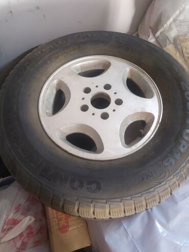 шины пассат: Дөңгөлөктөр монтажда 205 / 70 / R 16, Жай, 1 даана, Жеңил унаалар, Куйма, тешиктери - 5